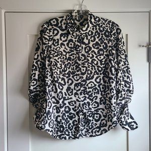 ANN TAYLOR PRINTED TOP